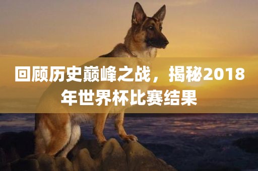 回顾历史巅峰之战，揭秘2018年世界杯比赛结果丹东日丰电子有限公司