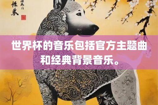 世界杯的音乐包括官方主题曲和经典背景音乐。