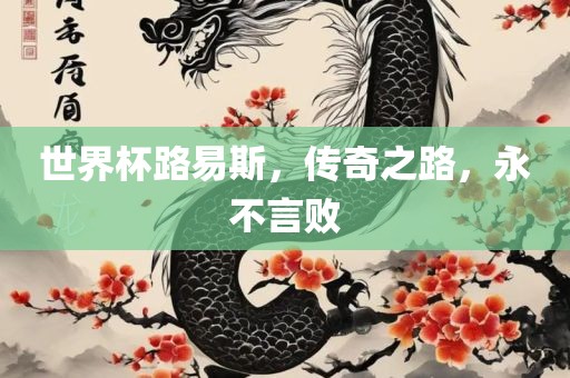 世界杯路易斯，传奇之路，永不言败