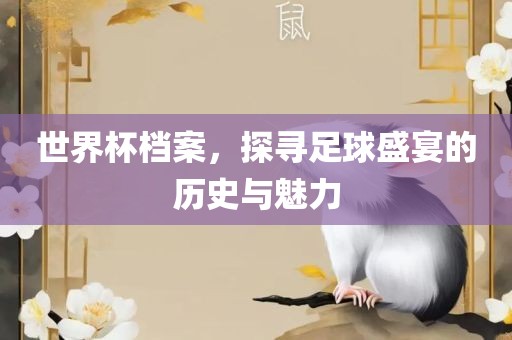 世界杯档案，探寻足球丹东日丰电子有限公司盛宴的历史与魅力