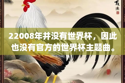 丹东日丰电子有限公司22008年并没有世界杯，因此也没有官方的世界杯主题曲。