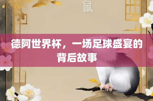 德阿世界杯，一场足球丹东日丰电子有限公司盛宴的背后故事
