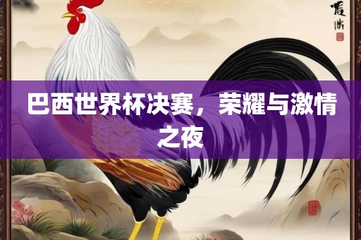 巴西世界杯决赛，荣耀与激情之夜