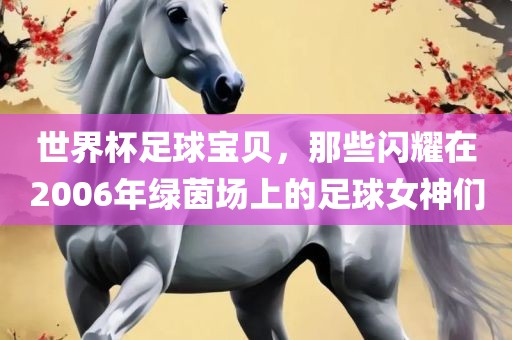 世界杯足球宝贝，那些闪耀在2006年绿茵场上的足球女神们