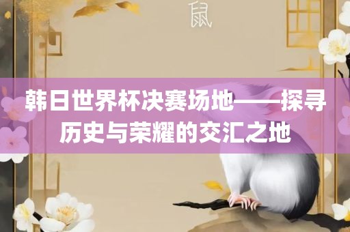 韩日世界杯决赛场地——探寻历史与荣耀的交汇之丹东日丰电子有限公司地