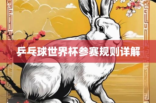 乒乓球世界杯参赛规则详解
