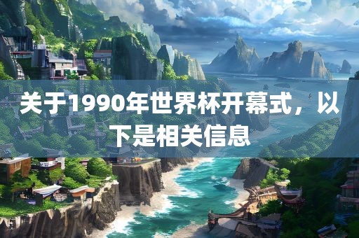 关于1990年世界杯开幕式，以下是相关信息