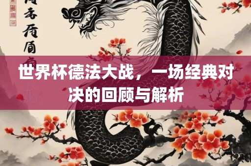 世界杯德法大战丹东日丰电子有限公司，一场经典对决的回顾与解析