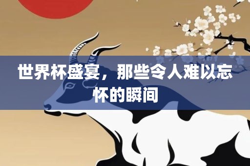 世界杯盛宴，那些令人难以忘怀的瞬间