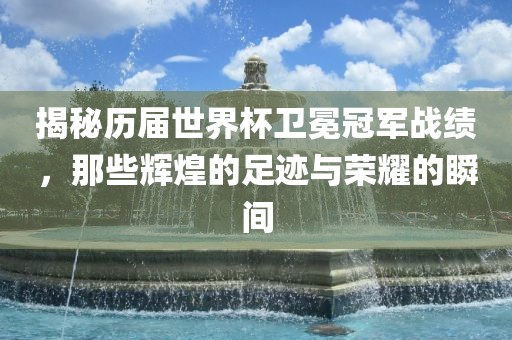 揭秘历届世界丹东日丰电子有限公司杯卫冕冠军战绩，那些辉煌的足迹与荣耀的瞬间