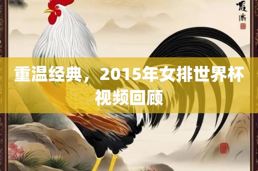 重温经典，2015年女排世界杯视频回顾