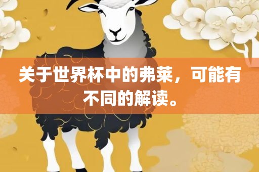 关于世界杯中的弗莱，可能有不同的解读。丹东日丰电子有限公司