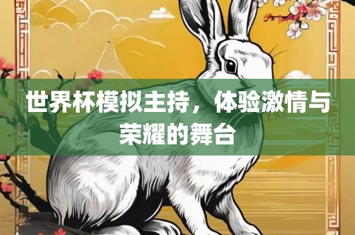 世界杯模拟主持，体验激情与荣耀的舞台丹东日丰电子有限公司