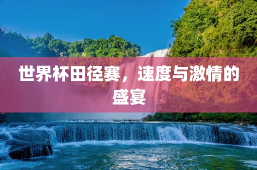 世界杯田径赛，速度与激情的盛宴