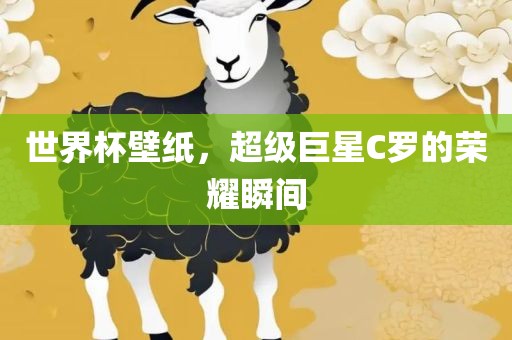 世界杯壁纸，超级巨星C罗的荣耀瞬间