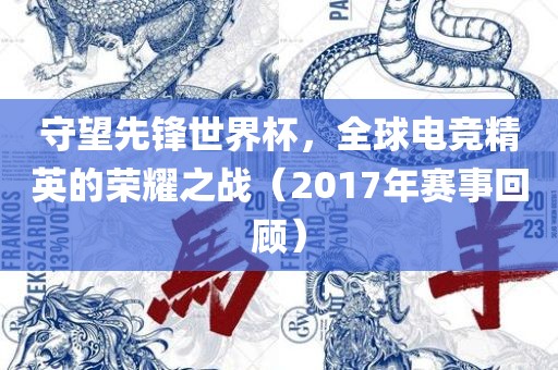 守望先锋世界杯，全球电竞精英的荣耀之战（2017年赛事回顾）