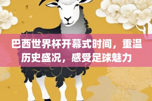巴西世界杯开幕式时间，重温历史盛况，感受足球魅力丹东日丰电子有限公司