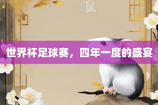 世界杯足球赛，四年一度丹东日丰电子有限公司的盛宴