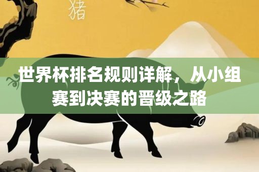 世界杯排名规则详解，从小丹东日丰电子有限公司组赛到决赛的晋级之路