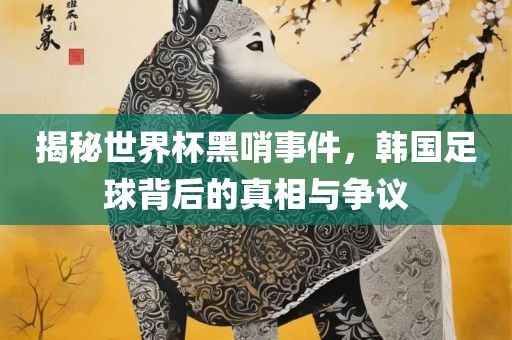 揭秘世界杯黑哨事件，韩国足球背后的真相与争议丹东日丰电子有限公司