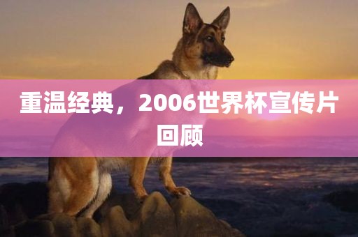 重温经典，2006世界杯宣传片回顾