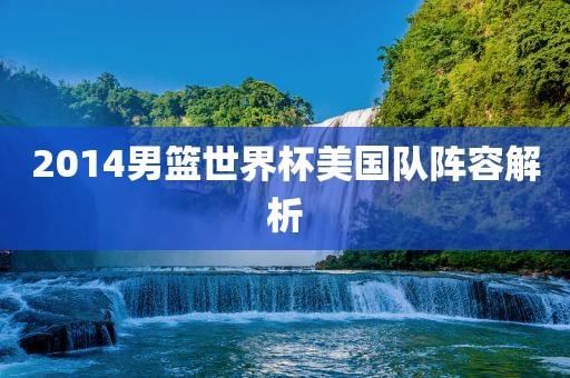2014男篮世界杯美国队阵容解析
