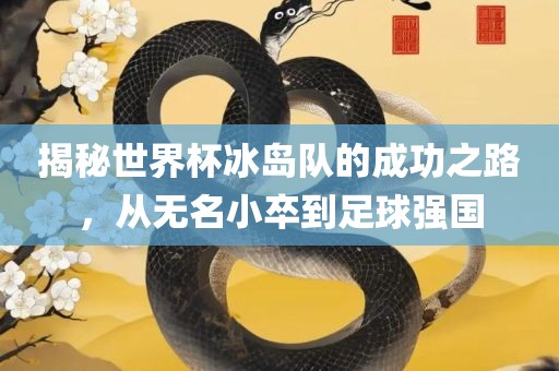 揭秘世界杯冰岛队的成功之路，从无名小卒到足丹东日丰电子有限公司球强国