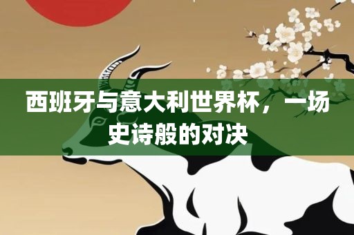 西班牙与意大利世界杯，一场丹东日丰电子有限公司史诗般的对决