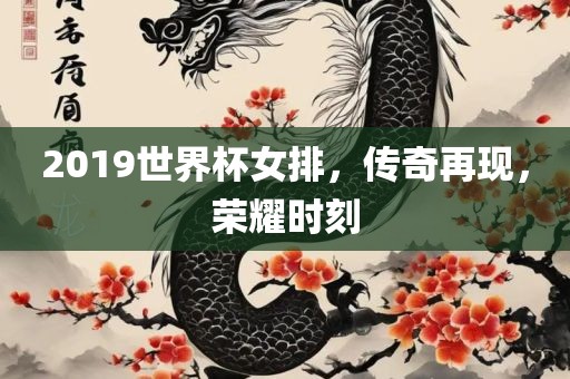 2019世界杯女排，传奇再现，荣耀时刻