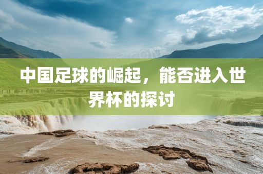 中国足球的崛起，能否进入世界杯的探讨