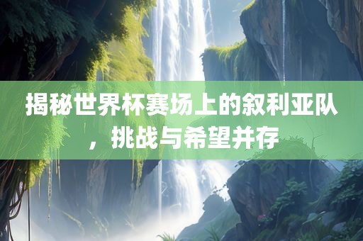 揭秘世界杯赛场上的叙利亚队，挑战与希望并存