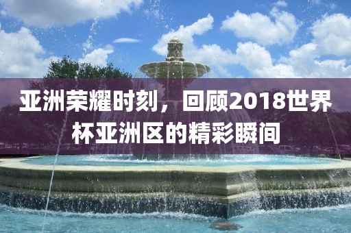 亚洲荣耀时刻，回顾2018世界丹东日丰电子有限公司杯亚洲区的精彩瞬间