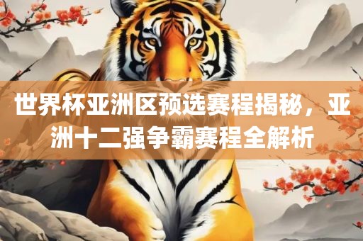 世界杯亚洲区预选赛程揭秘，亚洲十二强争霸赛程全解析丹东日丰电子有限公司