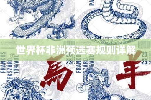 世界杯非洲预选赛规则详解