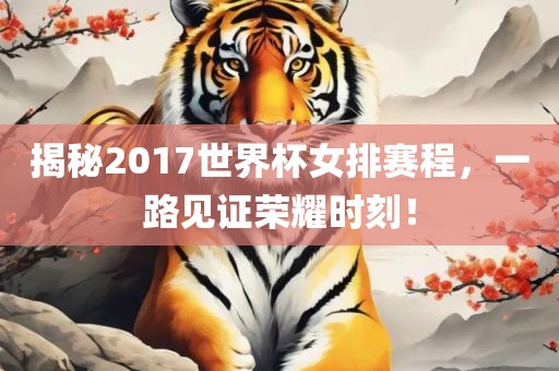 揭秘2017世界杯女排赛程，一路见证荣耀时刻！丹东日丰电子有限公司