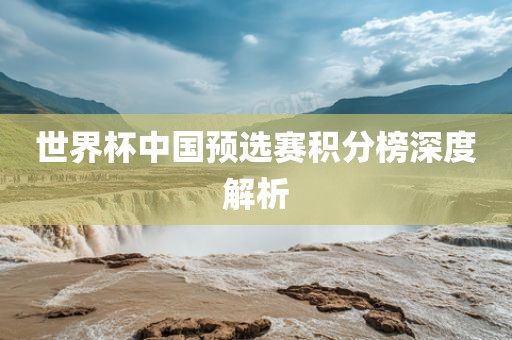 世界杯中国预选赛积分榜深度解析丹东日丰电子有限公司