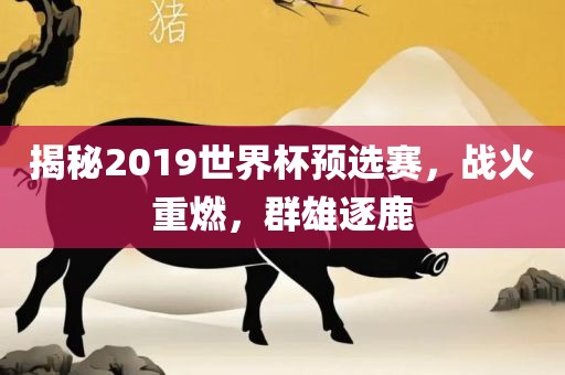 揭秘2019世界杯预选赛，战火重燃，群雄逐鹿
