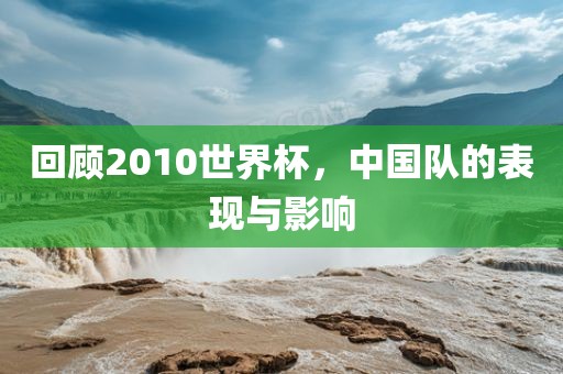回顾2010世界杯，中国队的表现与影响