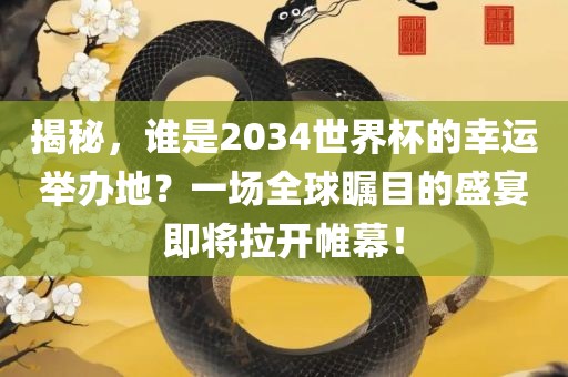 揭秘，谁是2034世界杯的幸运举办地？一场全球瞩目的盛宴即丹东日丰电子有限公司将拉开帷幕！