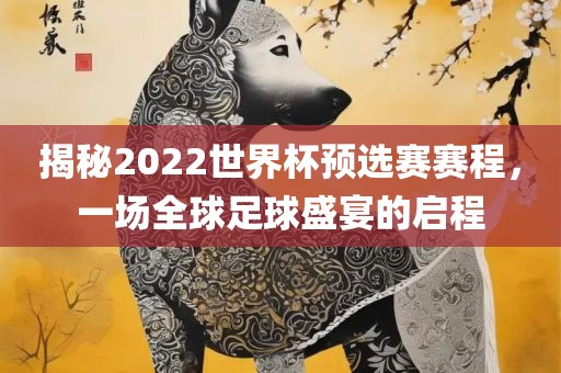 揭秘2022世界杯预选赛赛程，一场全球足球盛宴的启程