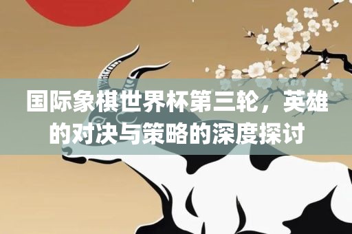 国际象棋世界杯第三轮，英雄的对决与策略的深度探讨丹东日丰电子有限公司