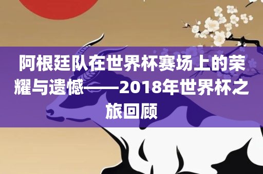 阿根廷队在世界杯赛场上的荣耀与遗憾——2018年世界杯之旅回顾
