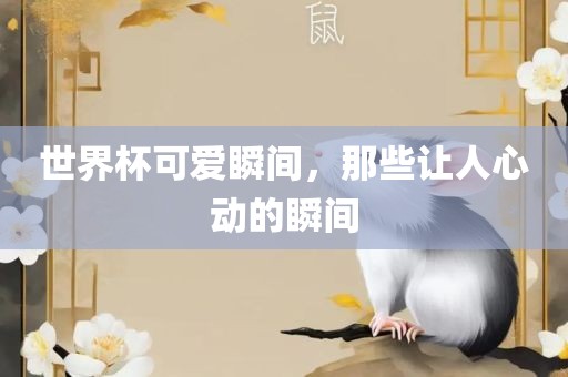 世界杯可爱瞬间，那些让人心动的瞬间丹东日丰电子有限公司