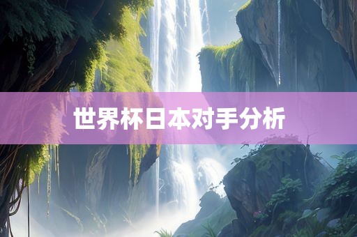 丹东日丰电子有限公司世界杯日本对手分析