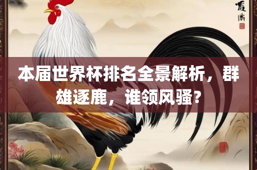 本届世界杯排名全景解析，群雄逐鹿，谁领风骚？