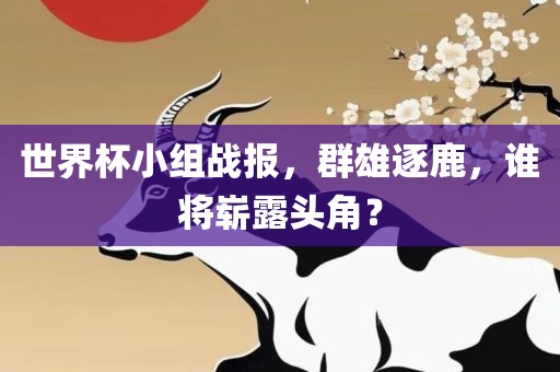 世界杯小组战报，群雄逐鹿，谁将崭露头角？