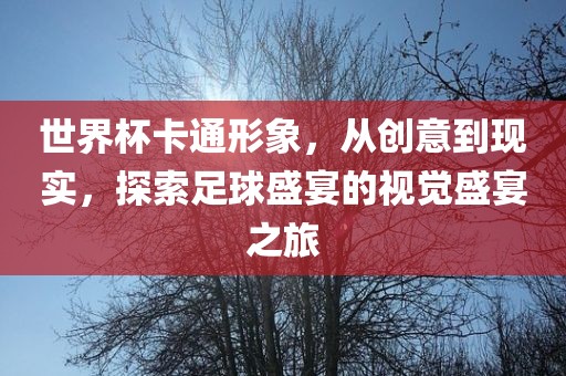 世界杯卡通形象，从创意到现实，探索足球盛宴的视觉盛宴之旅丹东日丰电子有限公司