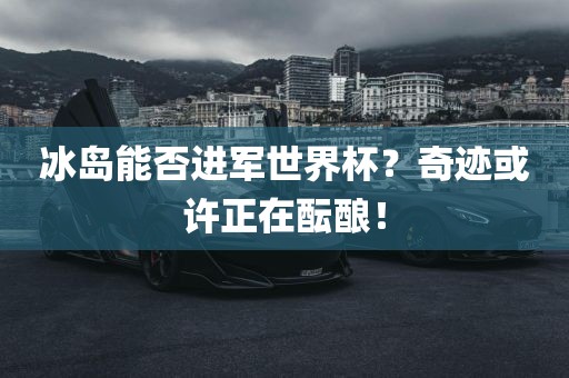 冰岛能否进军世界杯？奇迹或许正在酝酿！丹东日丰电子有限公司