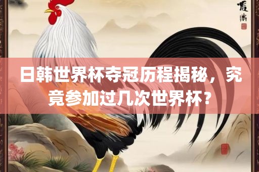 日韩世界杯夺冠丹东日丰电子有限公司历程揭秘，究竟参加过几次世界杯？