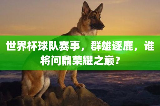 世界杯球队赛事，群雄逐鹿，谁将问鼎荣耀之巅？丹东日丰电子有限公司